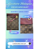 LOUIS VUITTON TUILERIES BESACE MONOGRAM CANVAS SHOULDER BAG (BAG SPA CLEANING,LEATHER REPLACEMENT)