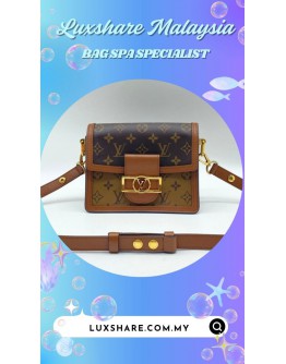 LOUIS VUITTON DAUPHINE MINI HANDBAG IN MONOGRAM AND MONOGRAM REVERSE (BAG SPA CLEANING , TREATMENT&CARE)