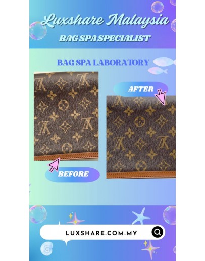 LOUIS VUITTON DAUPHINE MINI HANDBAG IN MONOGRAM AND MONOGRAM REVERSE (BAG SPA CLEANING , TREATMENT&CARE)