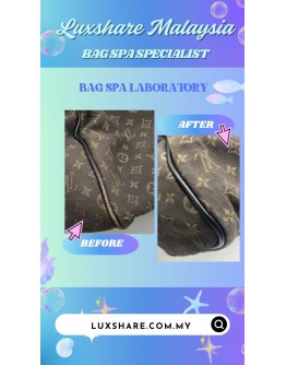 LOUIS VUITTON SPEEDY BANDOULIERE 30 IN MONOGRAM LDYLLE CANVAS (BAG SPA CLEANING,COLOUR TOUCH UP)