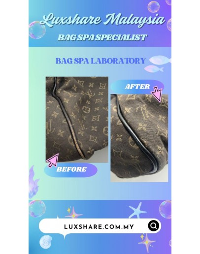 LOUIS VUITTON SPEEDY BANDOULIERE 30 IN MONOGRAM LDYLLE CANVAS (BAG SPA CLEANING,COLOUR TOUCH UP)