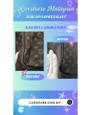 LOUIS VUITTON SPEEDY BANDOULIERE 30 IN MONOGRAM LDYLLE CANVAS (BAG SPA CLEANING,COLOUR TOUCH UP)