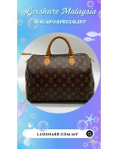 LOUIS VUITTON SPEEDY MONOGRAM HANDBAG (BAG SPA CLEANING, MOLD REMOVE)