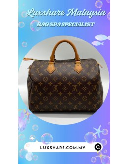 LOUIS VUITTON SPEEDY MONOGRAM HANDBAG (BAG SPA CLEANING, MOLD REMOVE)