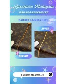 LOUIS VUITTON TOTALLY MM TOTE BAG IN BROWN MONOGRAM COATED CANVAS (BAG SPA CLEANING,VACHETTA LEATHER REPLACEMENT)
