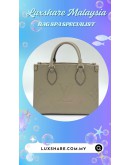 LOUIS VUITTON ONTHEGO PM IN EMBOSSED CALF LEATHER (BAG SPA CLEANING,TREATMENT AND CARE)