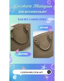 LOUIS VUITTON ONTHEGO PM IN EMBOSSED CALF LEATHER (BAG SPA CLEANING,TREATMENT AND CARE)