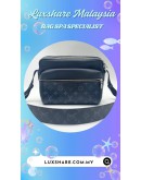 LOUIS VUITTON COBALT MONOGRAM TAIGARAMA OUTDOOR MESSENGER BAG (BAG SPA CLEANING,OIL EDGE)