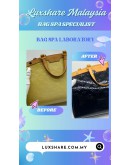LOUIS VUITTON MONOGRAM VERNIS BREA MM HANDBAG (BAG SPA CLEANING,VACHETTA LEATHER REPLACEMENT)