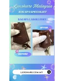 LOUIS VUITTON SUHALI LEATHER LOCKIT BAG (BAG SPA CLEANING,COLOR TOUCP UP)