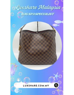 LOUIS VUITTON DAMIER EBENE DELIGHTFUL PM SHOULDER BAG (BAG SPA CLEANING,COLOR TOUCH UP)