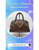 LOUIS VUITTON DUOMO BOWLING HANDBAG IN DAMIER EBENE CANVAS (BAG SPA CLEANING,TREATMENT AND CARE)