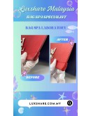 LOUIS VUITTON LOCKME II BB BAG IN RED (BAG SPA CLEANING,COLOR TOUCH UP)