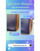 LOUIS VUITTON LOCKME II BB BAG IN RED (BAG SPA CLEANING,COLOR TOUCH UP)
