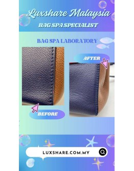 LOUIS VUITTON LOCKME II BB BAG IN RED (BAG SPA CLEANING,COLOR TOUCH UP)