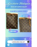 LOUIS VUITTON PETIT NOE HANDBAG (BAG SPA CLEANING,VACHETTA LEATHER REPLACEMENT)
