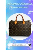 LOUIS VUITTON SPEEDY 30 IN MONOGRAM CANVAS (BAG SPA CLEANING, REMOVE MOULD)