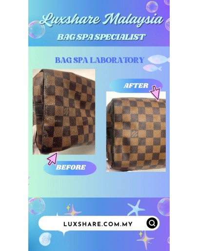 LOUIS VUITTON SPEEDY IN DAMIER EBENE CANVAS (BAG SPA CLEANING, TREATMENT&CARE)