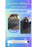 LOUIS VUITTON SAC MONTAIGNE BAG IN BLACK EPI LEATHER (BAG SPA CLEANING , TREATMENT & CARE)