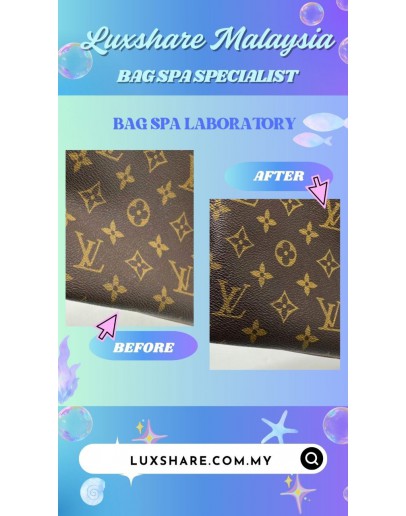 LOUIS VUITTON BATIGNOLLES VERTICAL SHOULDER BAG (BAG SPA CLEANING,TREATMENT AND CARE)