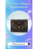 LOUIS VUITTON ROSALIE COIN PURSE IN MONODRAM (BAG SPA CLEANING,COLOR TOUCP UP)