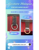 LOUIS VUITTON NEVERFULL MM DAMIER EBENE  "LEATHER REPLACEMENT AND BAG SPA SERVICE"