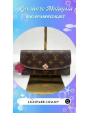 LOUIS VUITTON MONOGRAM CANVAS EMILIE WALLET (LEATHER REPLACEMENT, OIL EDGE)