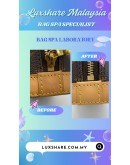 LOUIS VUITTON MINI ALMA (BAG SPA CLEANING, NANO RESTORATION ON VACHETTA LEATHER PART)