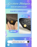 LOUIS VUITTON POCHETTE FELICIE IN BLACK (STICK BACK DOWN LEATHER PART , GOLD PLATED )