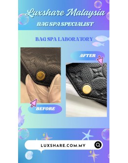 LOUIS VUITTON POCHETTE FELICIE IN BLACK (STICK BACK DOWN LEATHER PART , GOLD PLATED )