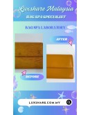 LOUIS VUITTON YELLOW EPI LEATHER WALLET (NANO RESTORATION, BAG SPA CLEANING)