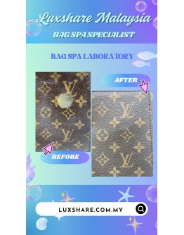 LOUIS VUITTON CLUNY BB HANDBAG MONOGRAM CANVAS (LEATHER REPLACEMENT, TREATMENT &CARE)