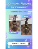 LOUIS VUITTON SPEEDY DAMIER EBENE HANDBAG (BAG SPA CLEANING, NANO RESTORATION)