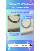 LOUIS VUITTON VINTAGE MEDIUM PASSY WHITE LEATHER BAG "SPA CLEANING AND TREATMENT LEATHER"