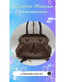 LOUIS VUITTON TREVI PM HANDBAG IN DAMIER EBENE CANVAS (REMOVE MOULD,BAG SPA CLEANING)