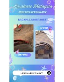 LOUIS VUITTONDAMIER EBENE NEVERFULL MM TOTE BAG (BAG SPA CLEANING, TOUCH UP CORNER COLOUR FADED PART)