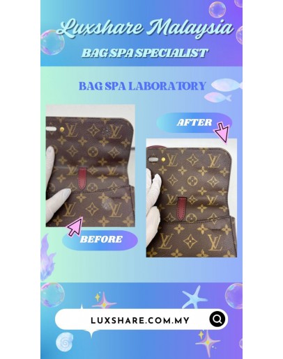 LOUIS VUITTON VENUS MONOGRAM HANDBAG ( BAG SPA CLEANING, LEATHER REPLACEMENT)