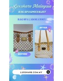 LOUIS VUITTON HAMPSTEAD MM DAMIER BAG ( BAG SPA CLEANING, VACHETTA LEATHER REPLACEMENT)