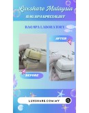 LOUIS VUITTON SOFT TRUNK WALLET IN WHITE (BAG SPA CLEANING, NANO RESTORATION)