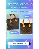 LOUIS VUITTON SPEEDY BANDOULIERE 25 HANDBAG IN MONOGRAM CANVAS (BAG SPA CLEANING, VACHETTA LEATHER REPLACEMENT)