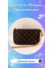 LOUIS VUITTON POCHETTE IN MONOGRAM CANVAS (BAG SPA CLEANING,VACHETTA LEATHER REPLACEMENT)