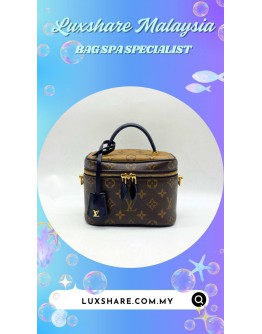 LOUIS VUITTON VANITY PM HANDBAG (BAG SPA CLEANING,ZIP TREATMENT)