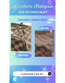 LOUIS VUITTON WESTMINSTER PM BAG IN DAMIER EBENE CANVAS (BAG SPA CLEANING,TOUCH UP CORNER PART)