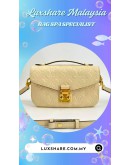 LOUIS VUITTON POCHETTE METIS EAST WEST IN WHITE MONOGRAM EMPREINTE LEATHER (BAG SPA CLEANING,TREATMENT&CARE)
