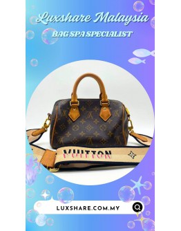 LOUIS VUITTON SPEEDY BANDOULIERE 20 HANDBAG IN MONOGRAM CANVAS (BAG SPA CLEANING,NANO RESTORATION)