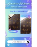 LOUIS VUITTON SPEEDY BANDOULIERE 20 HANDBAG IN MONOGRAM CANVAS (BAG SPA CLEANING,NANO RESTORATION)