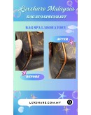 LOUIS VUITTON SPEEDY BANDOULIERE 20 HANDBAG IN MONOGRAM CANVAS (BAG SPA CLEANING,NANO RESTORATION)