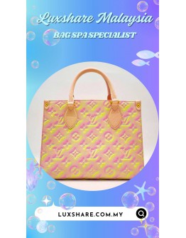 LOUIS VUITTON ONTHEGO PM IN THE LIMITED EDITION (BAG SPA CLEANING,TREATMENT&CARE)