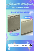 LOUIS VUITTON VINTAGE MEDIUM PASSY WHITE LEATHER BAG "SPA CLEANING AND TREATMENT LEATHER"