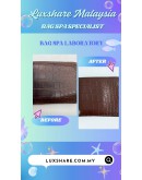 LOUIS VUITTON WALLET IN BROWN (BAG SPA CLEANING,NANO RESTORATION)